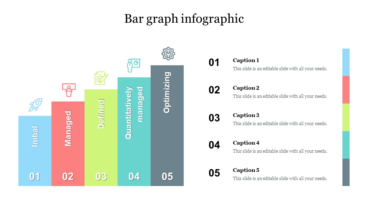 Bar graph infographic